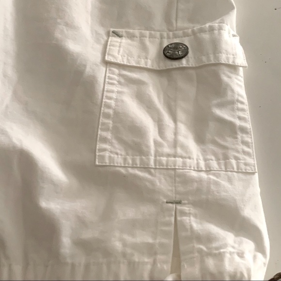 SO Blue Sigrid Olsen White Capri Pants - Picture 2 of 8